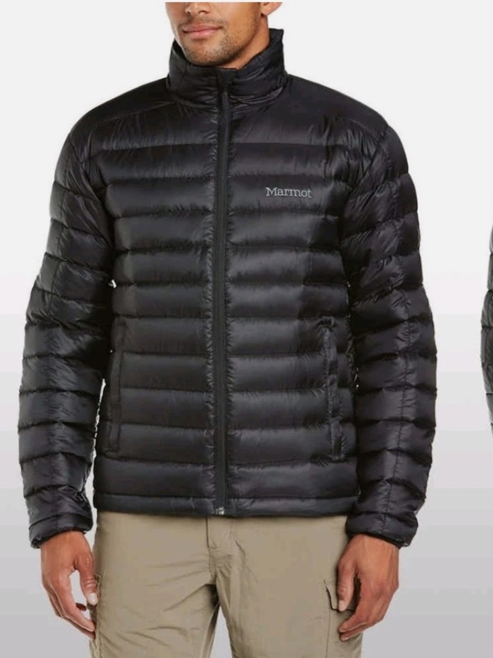Marmot Zeus 700 Fill Down Jacket Lightweight Water Resistent Steel Onyx Men L